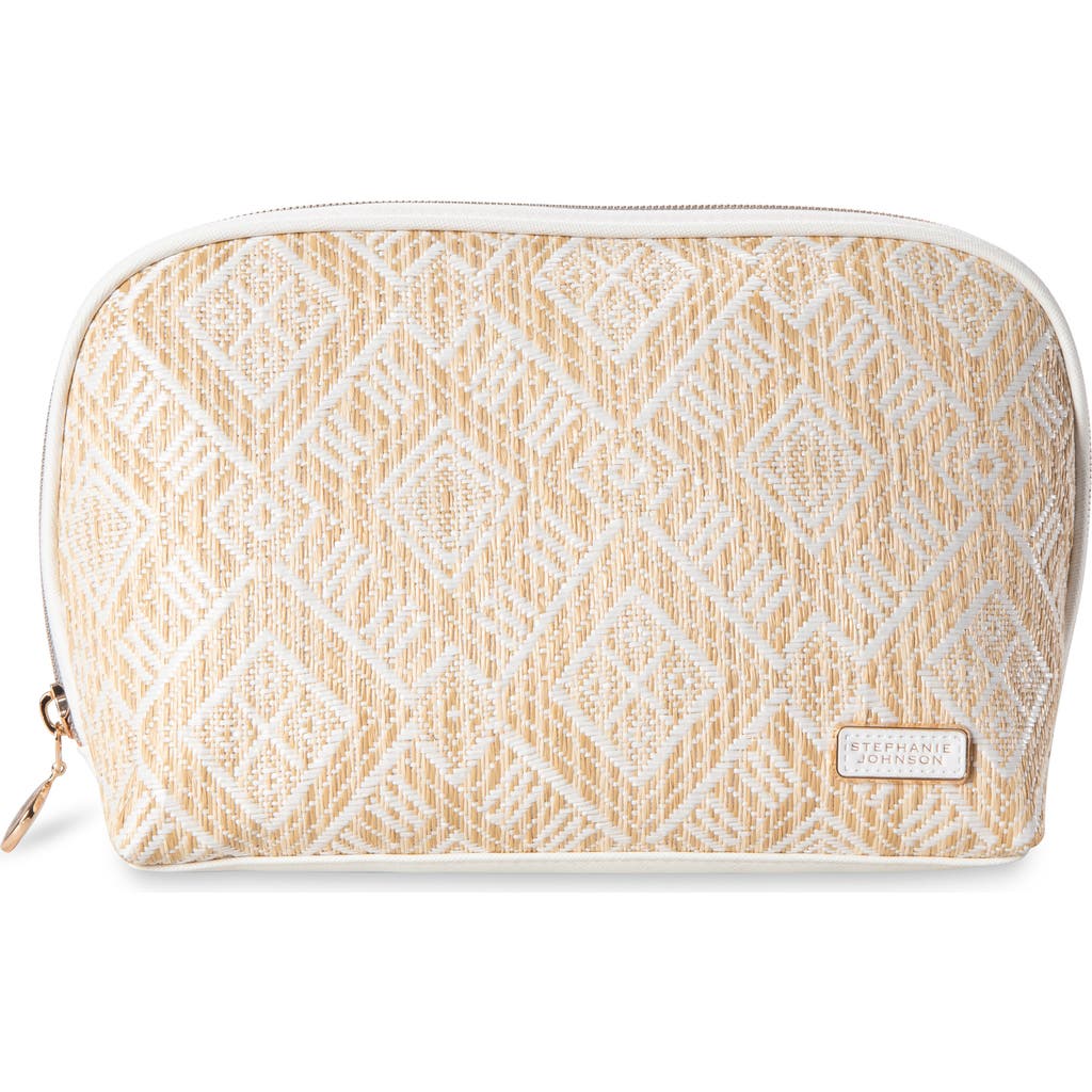 Stephanie Johnson Paros Coconut Lola Makeup Bag In White