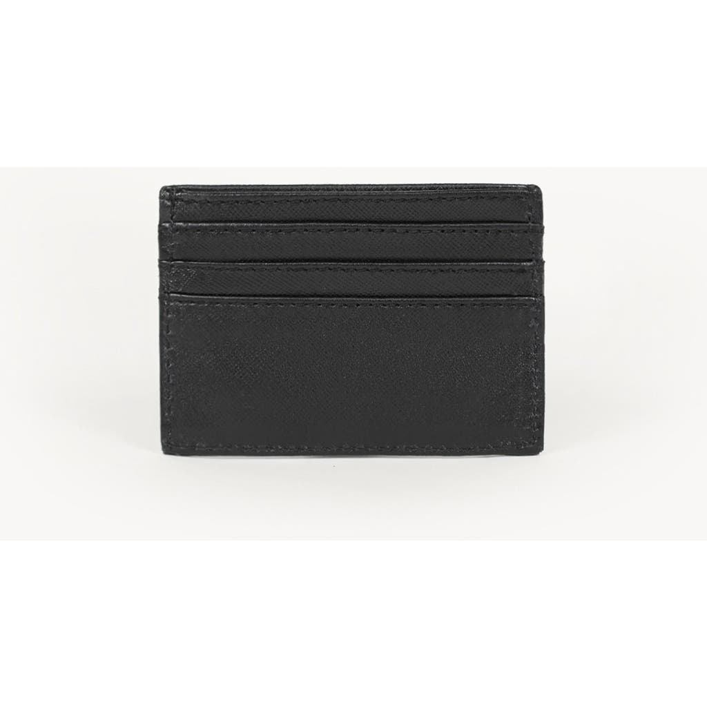 Deux Mains Call Signs Card Holder In Black