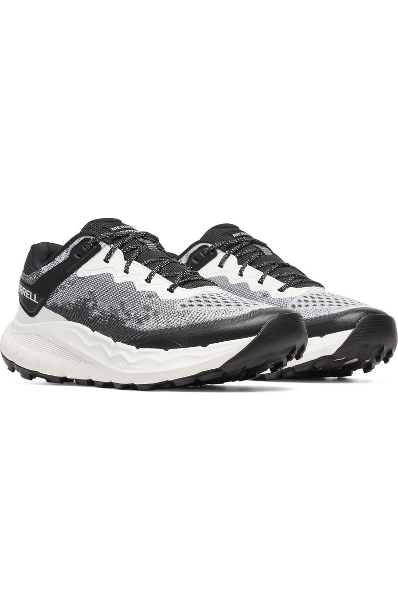 Merrell Nova 4 Traveller Running Shoe, Alternate, color, White/ Black