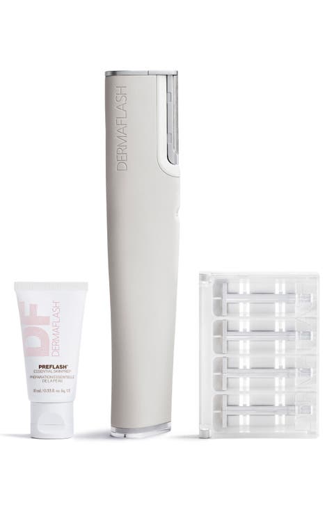LUXE+ Anti-Aging Sonic Dermaplaning + Peach Fuzz Removal Set