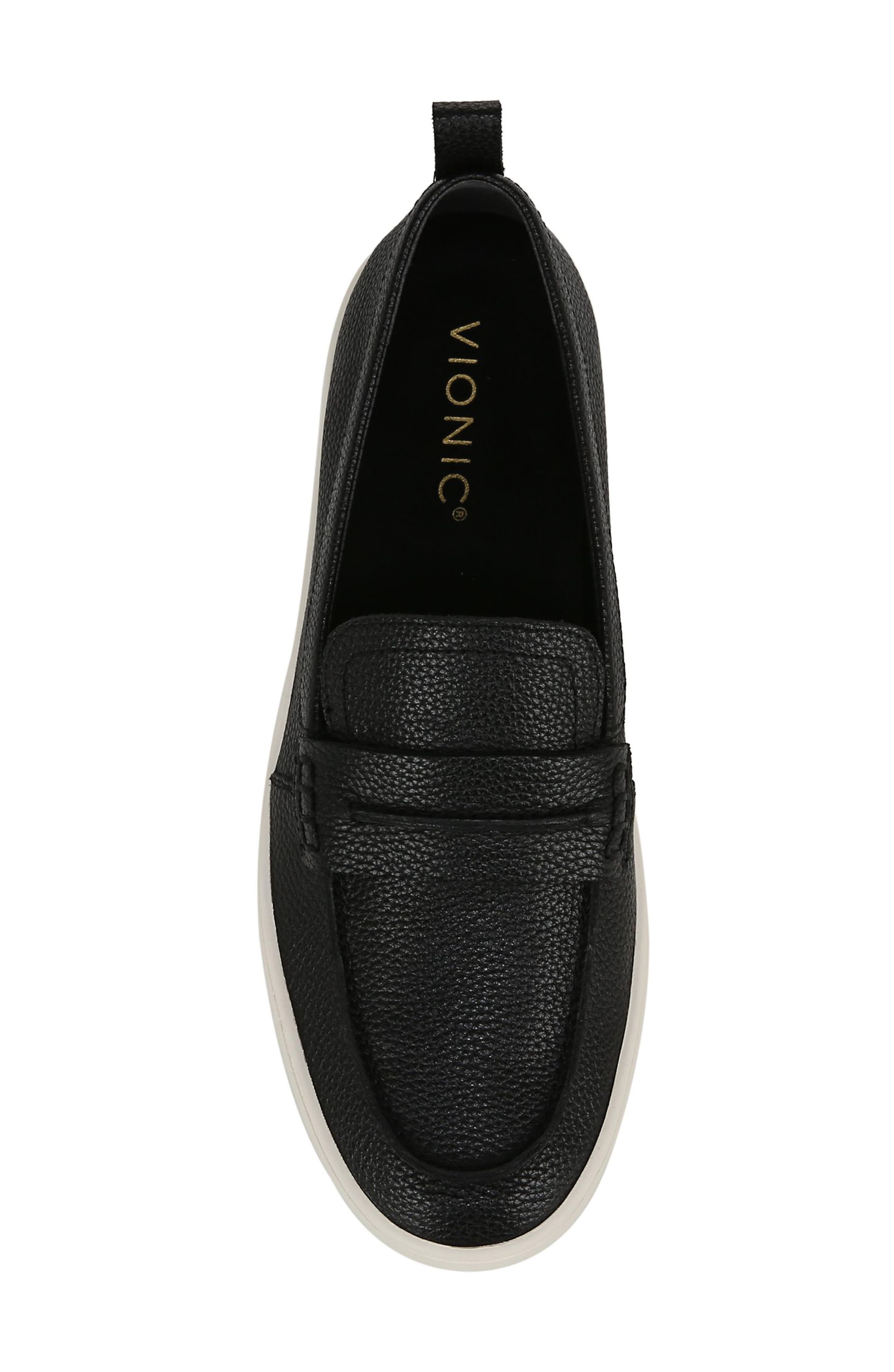 Vionic Chantel Penny Loafer Slip-On Sneaker, Alternate, color, Black