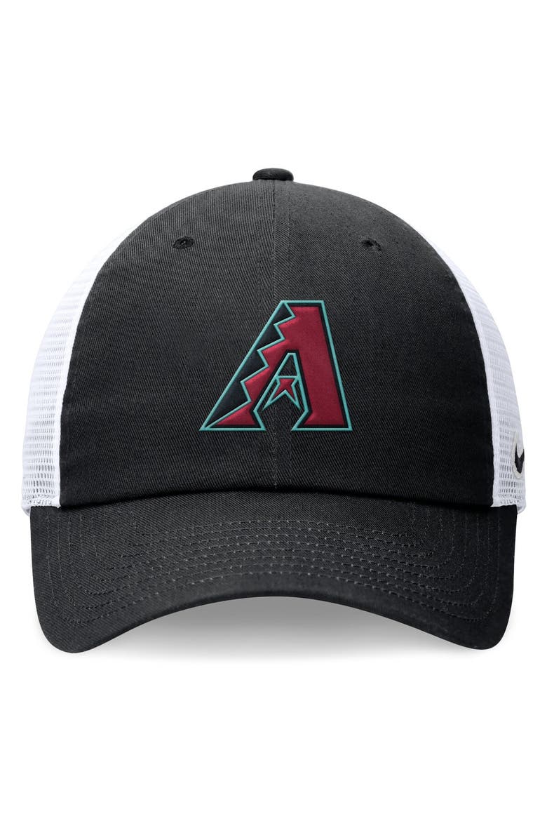 Men's Nike Black Arizona Diamondbacks Club Trucker Adjustable Hat, Alternate, color, Black
