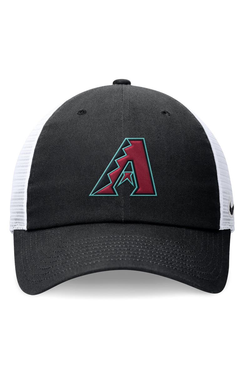 Nike Men's Nike Black Arizona Diamondbacks Club Trucker Adjustable Hat, Alternate, color, Black