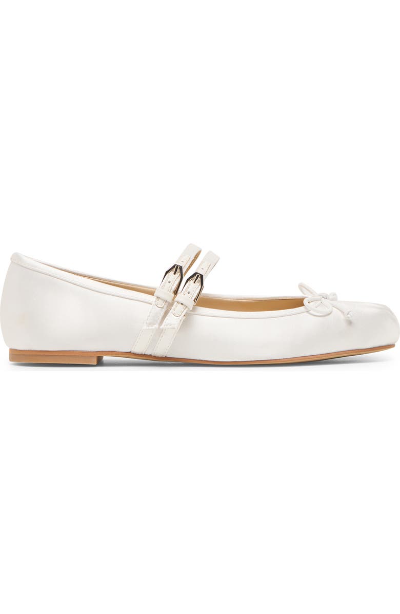 Dolce Vita Gibsen Mary Jane Flat, Alternate, color, True White Satin