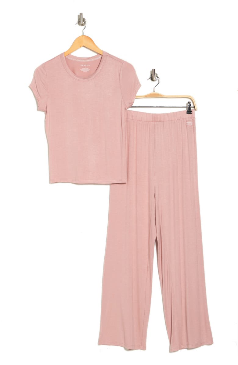 Danskin Slim Fit Pajama Set, Alternate, color, 