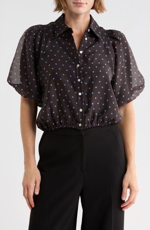 Bubble Sleeve Top