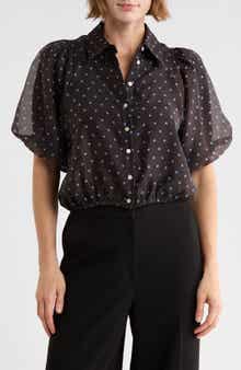 Bubble Sleeve Top