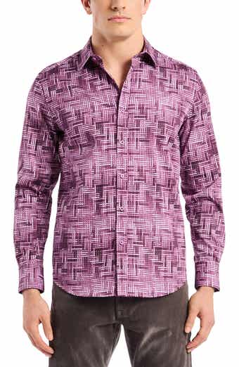 Robert Graham Berkley Long Sleeve Stretch Cotton Button-Up Shirt