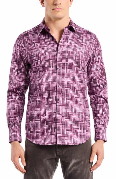 Robert Graham Berkley Long Sleeve Stretch Cotton Button-Up Shirt
