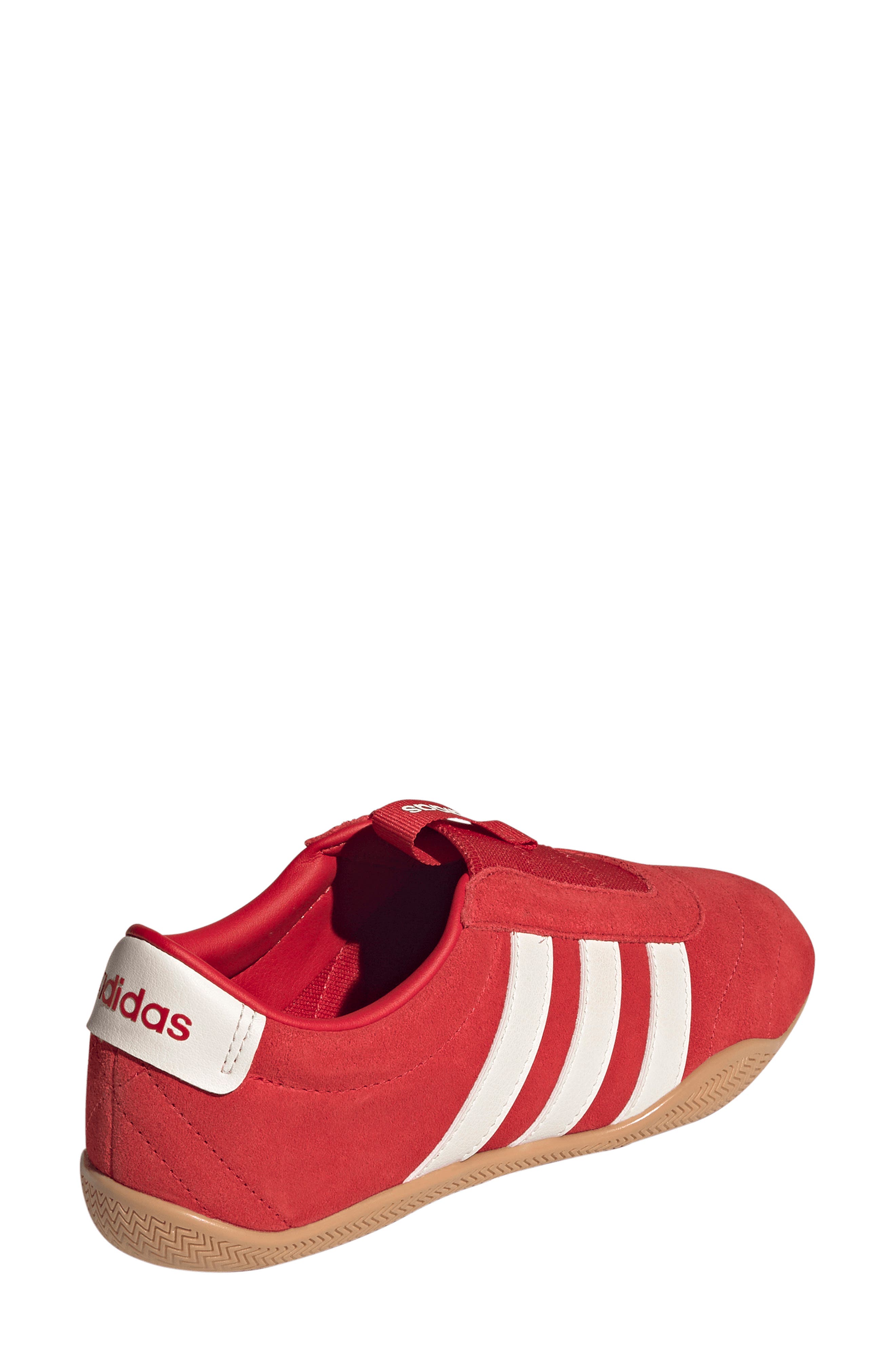 adidas Grand Court Lo Slip Sneaker, Alternate, color, Scarlet/ Off White/ Gum 3