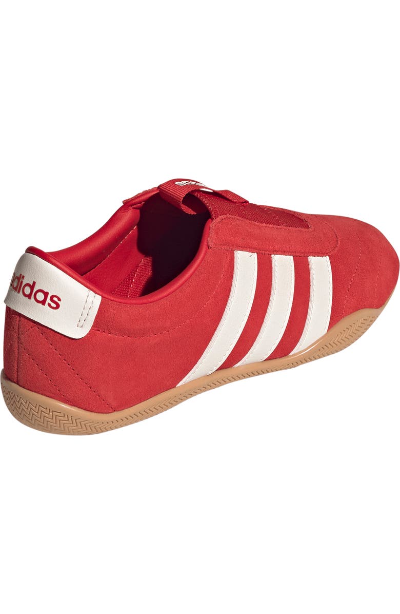 adidas Grand Court Lo Slip Sneaker, Alternate, color, Scarlet/ Off White/ Gum 3