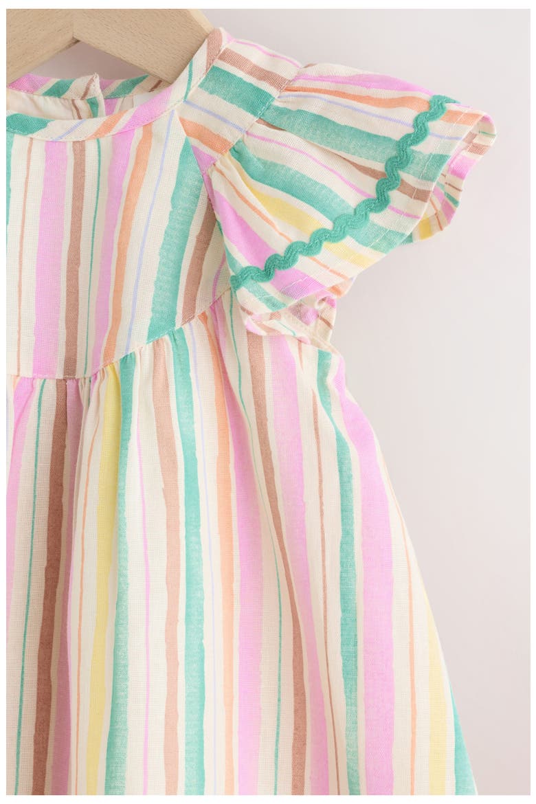 Rainbow Stripe Dress, Alternate, color, MULTI