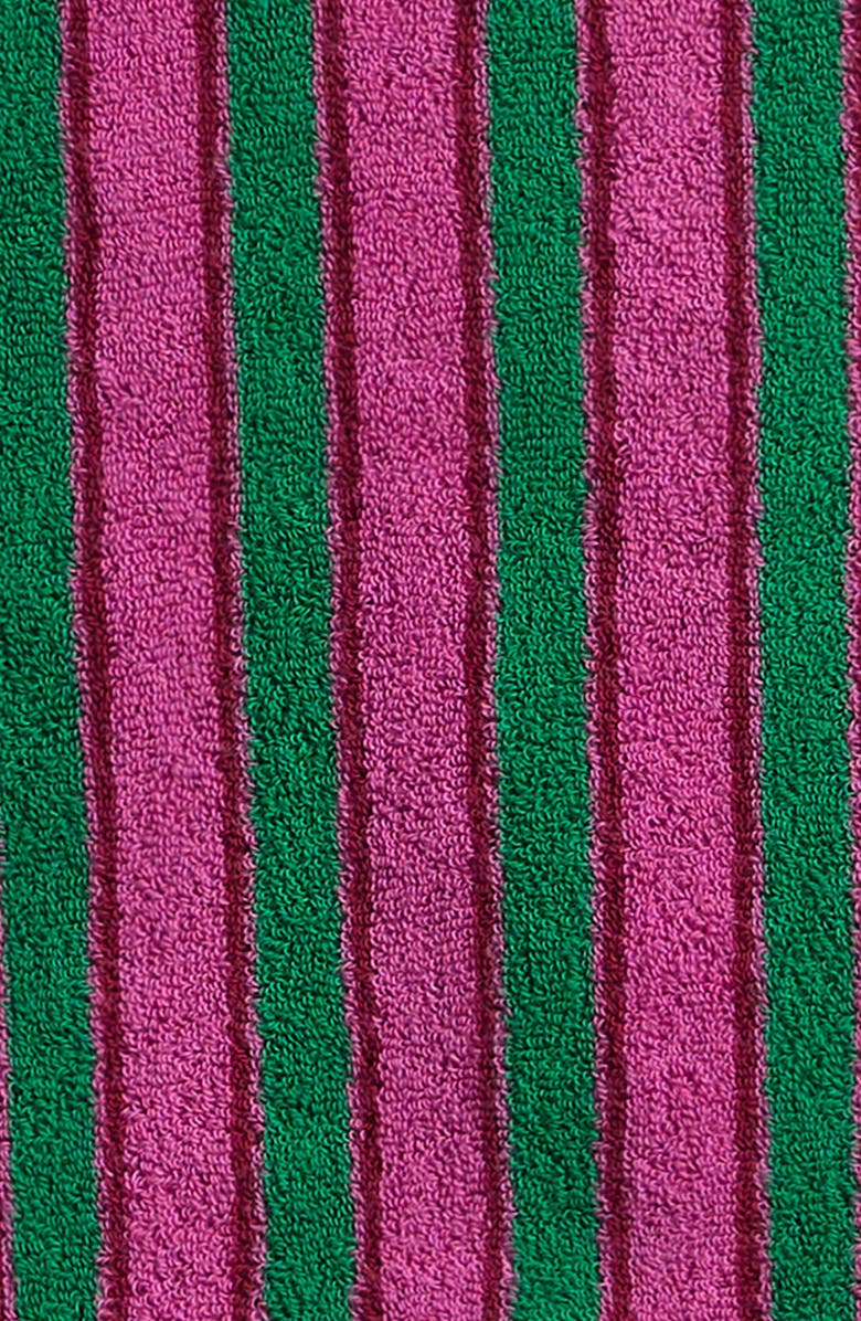 Bobo Choses Stripe Terry Cloth Tank, Alternate, color, Pink/ Green Stripe