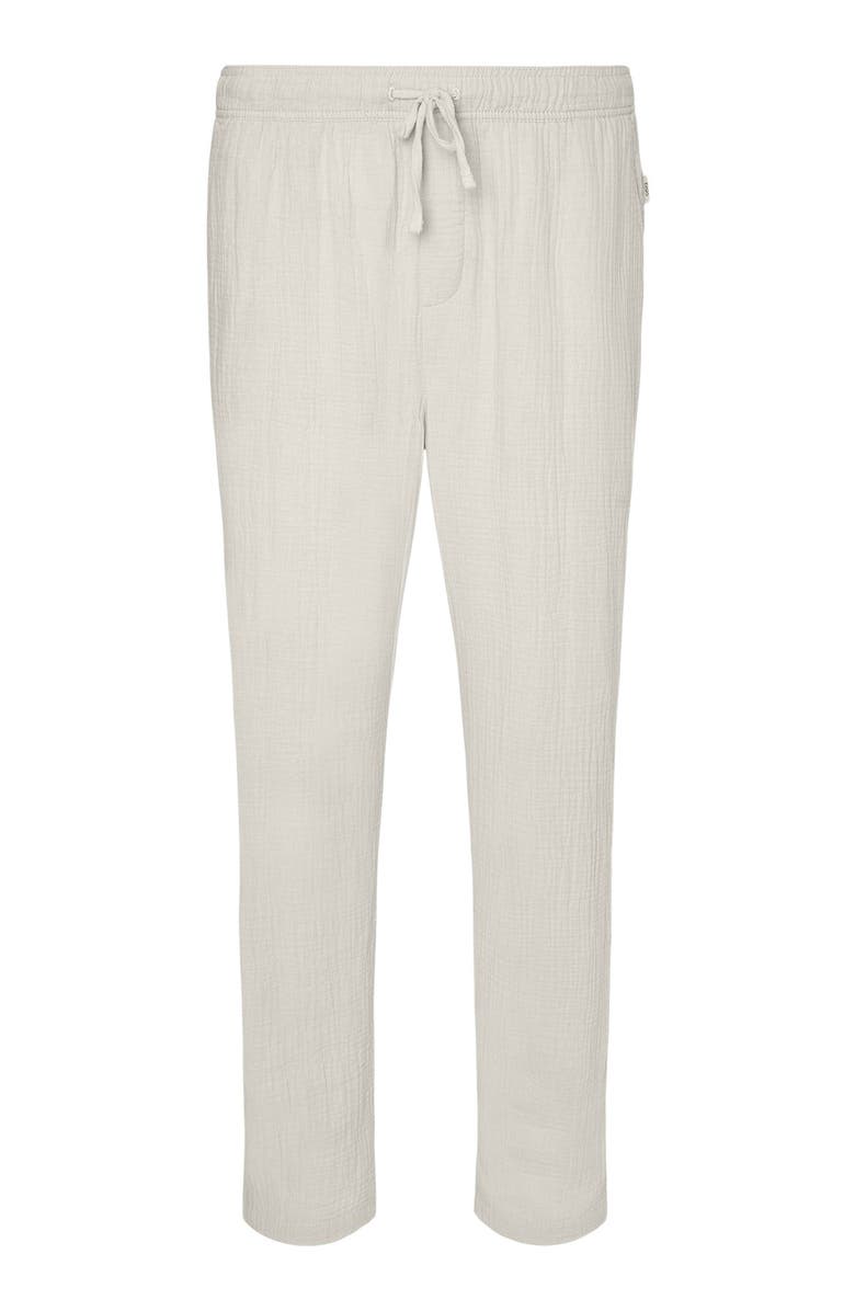 Onia Cotton Gauze Pull-on Pant, Alternate, color, Stone