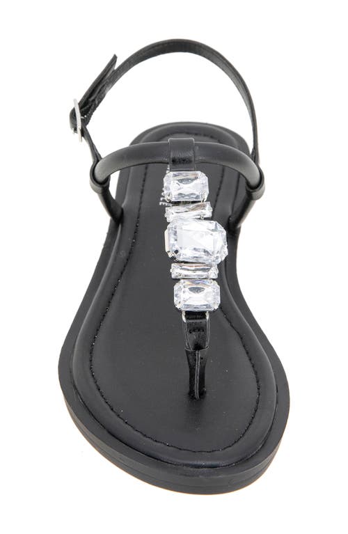 Reaction Kenneth Cole Sera T-strap Sandal In Black