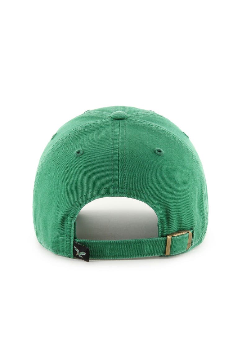 Men's '47 Kelly Green Philadelphia Eagles Legacy Clean Up Adjustable Hat, Alternate, color, Kelly Green