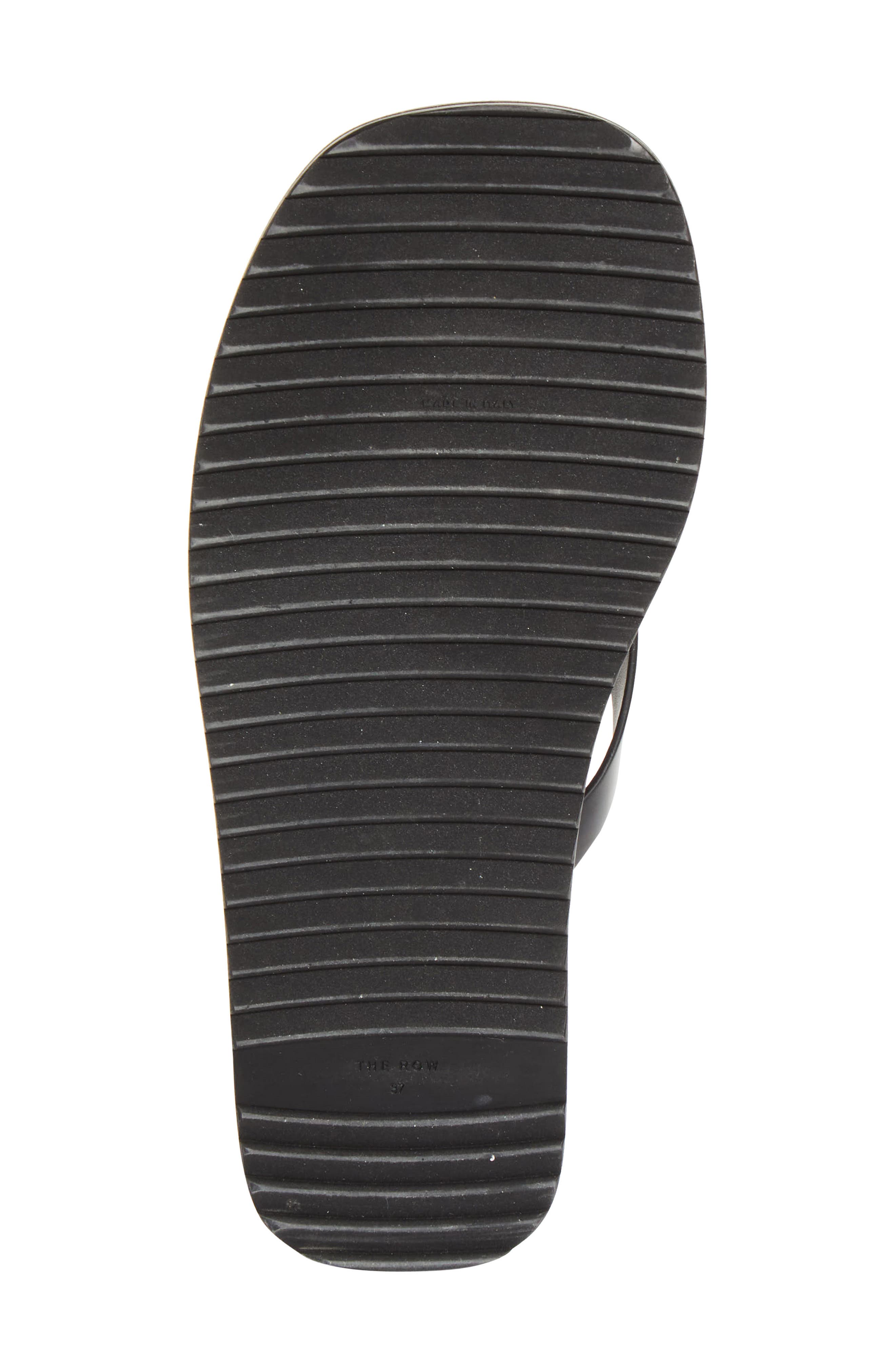 The Row Dune Classic Ginza Flip Flop, Alternate, color, Black