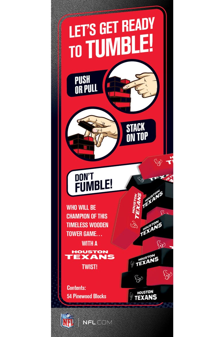 Houston Texans Tumble Tower, Alternate, color, Multicolor