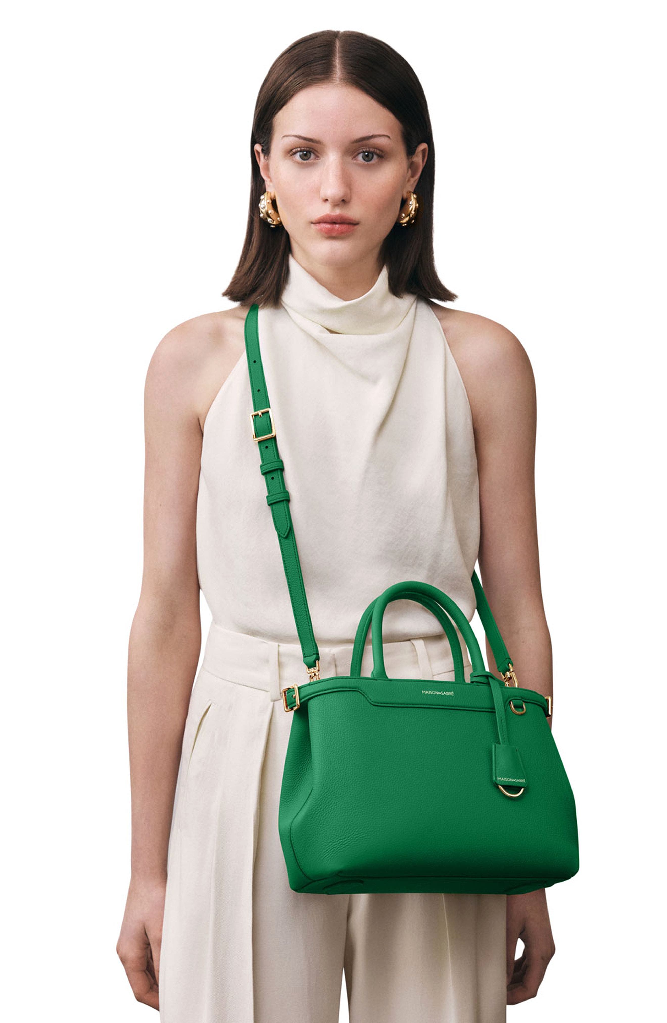 MAISON de SABRÉ The Medium Palais, Alternate, color, Emerald Green
