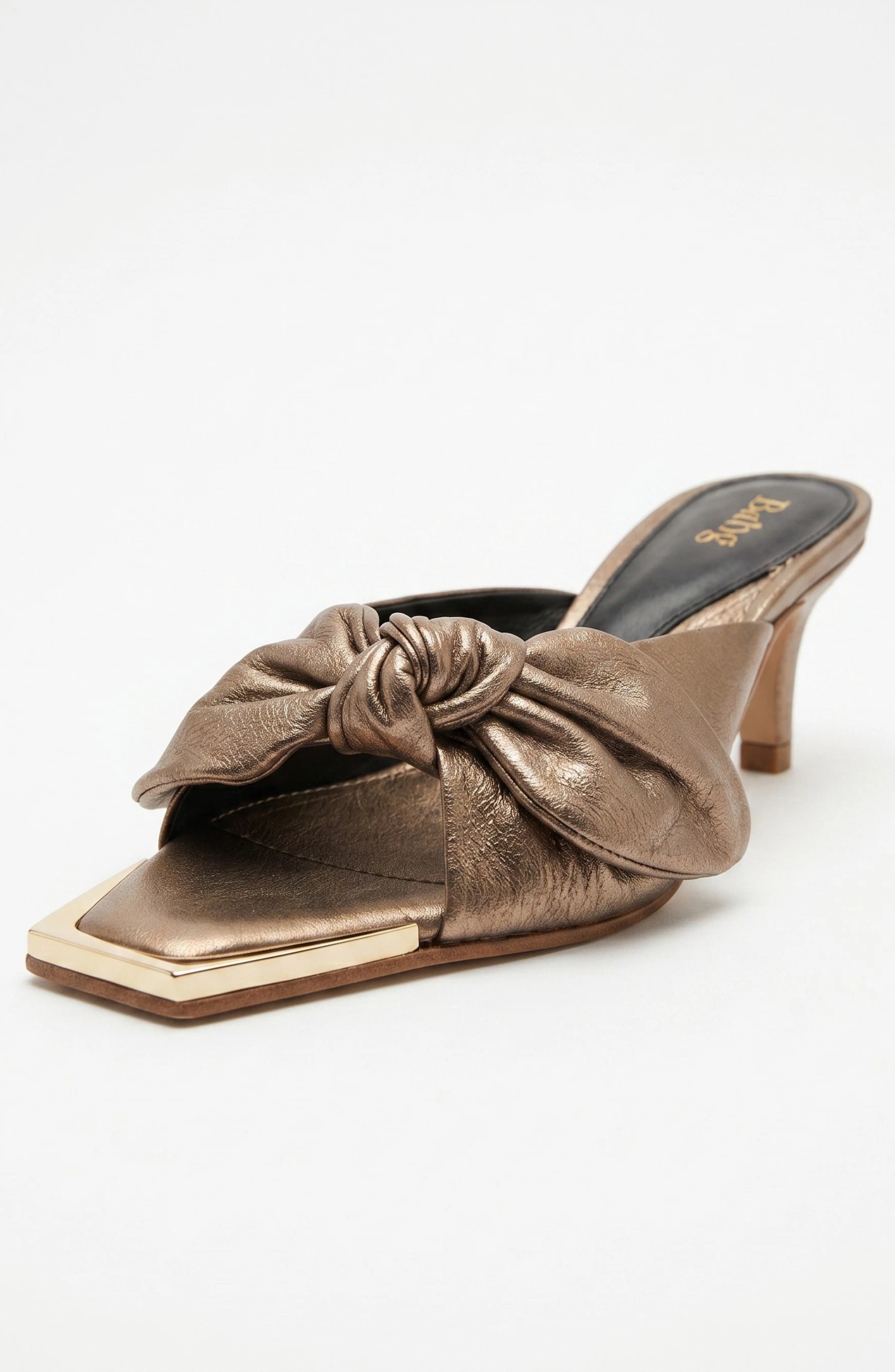 Brida Mule Kitten Heel Haumea Gold, Alternate, color, Haumea Gold