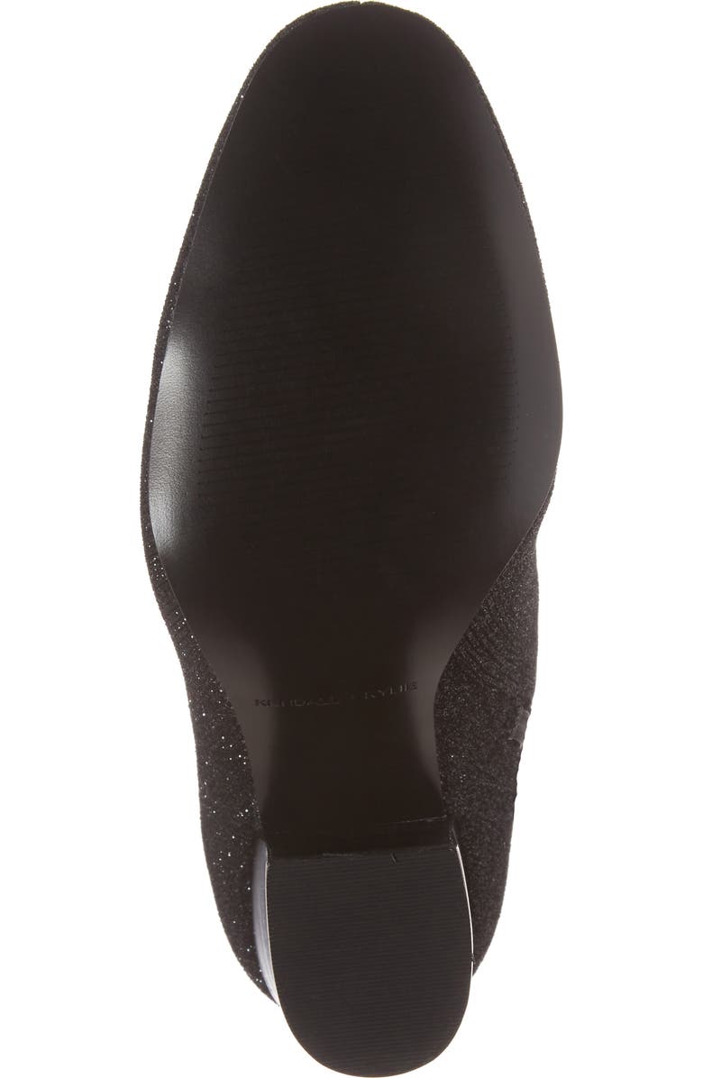 KENDALL + KYLIE Hailey Glitter Sock Bootie, Alternate, color,