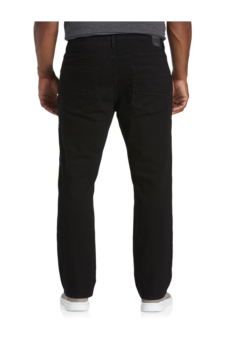 Big & Tall  Stretch Denim Jeans, Alternate, color, BLACK DENIM