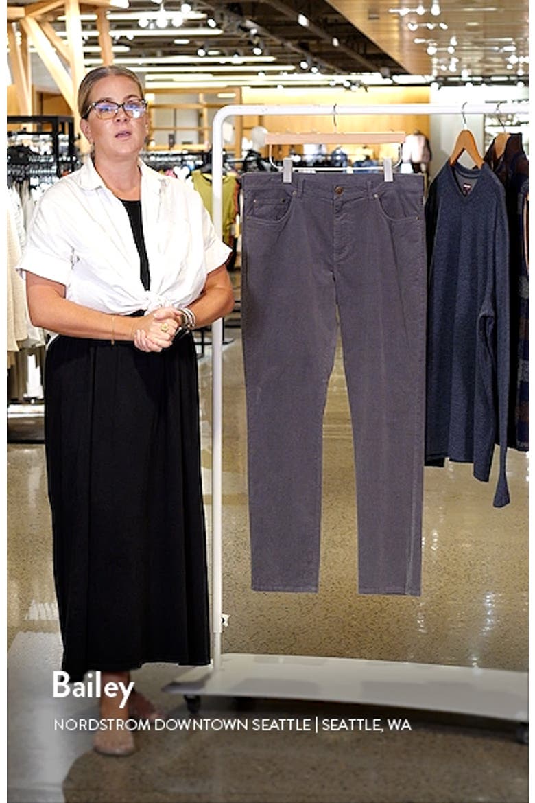 Cotton Stretch Corduroy Pants video