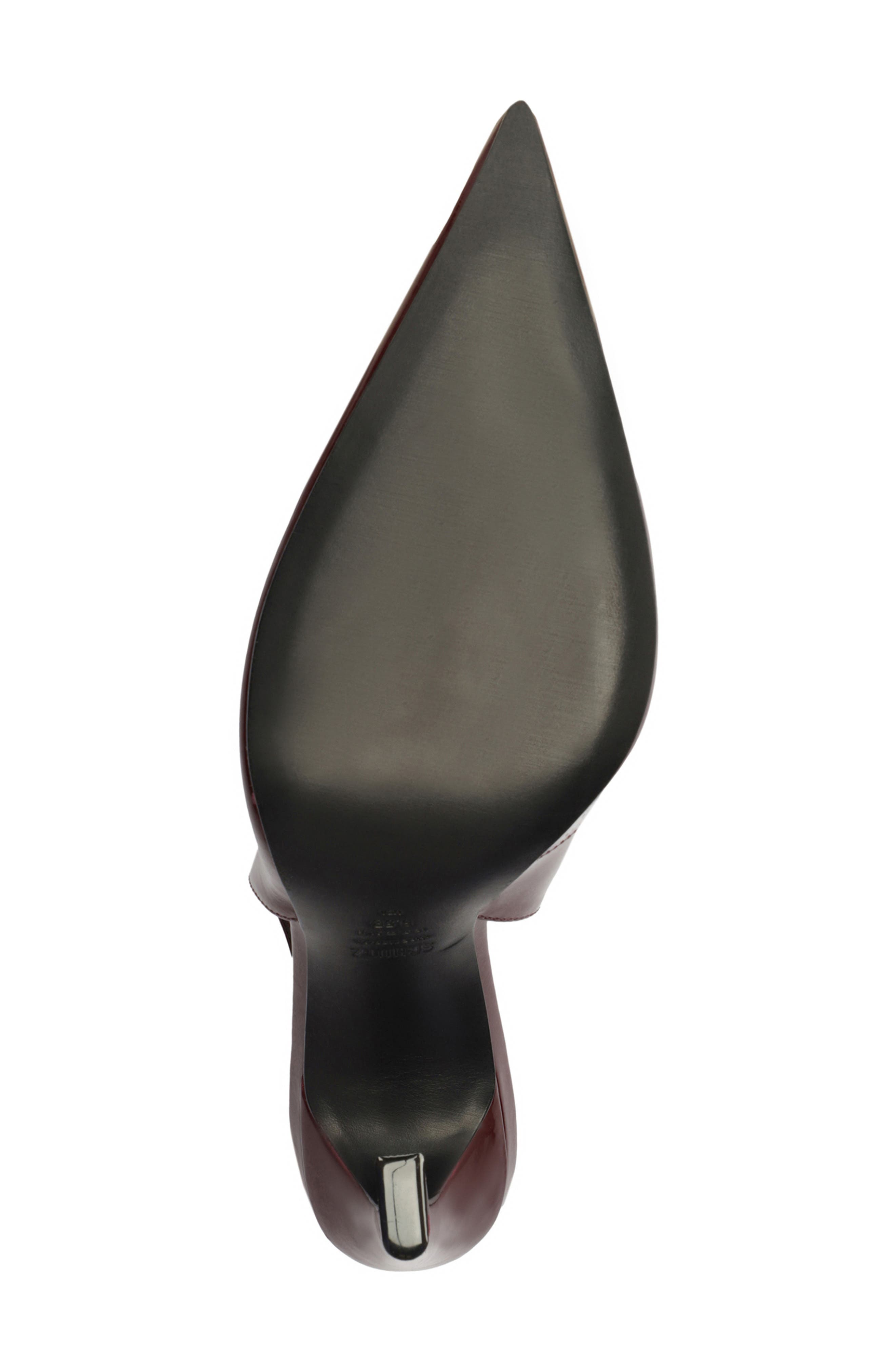 Schutz Lexi Slingback Pointed Toe Pump, Alternate, color, Vino