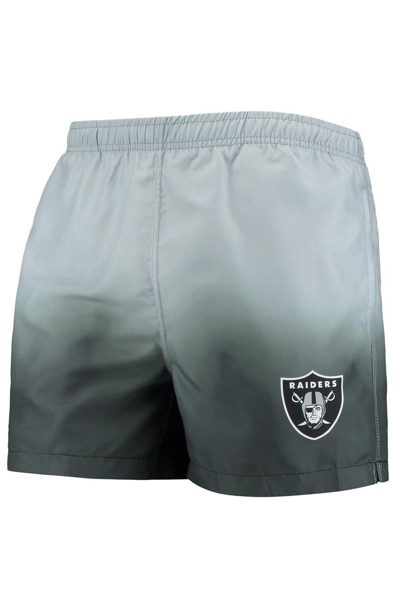 FOCO Men's FOCO Black/ Las Vegas Raiders Dip-Dye Swim Shorts, Alternate, color, Black