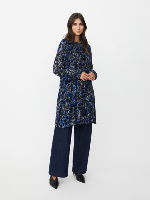 Galamian V-Neck Long Sleeve Long Tunic