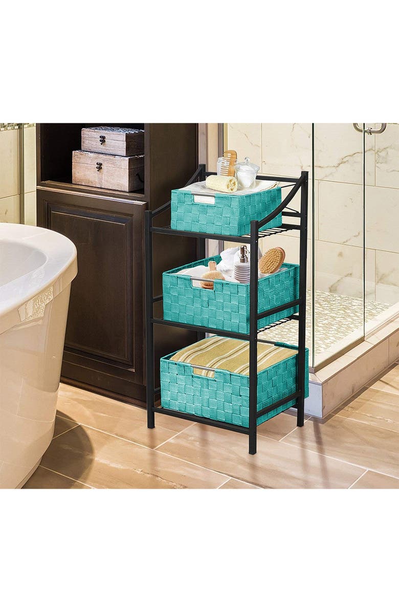 SORBUS Aqua Weave 7-Piece Basket Set, Alternate, color, 