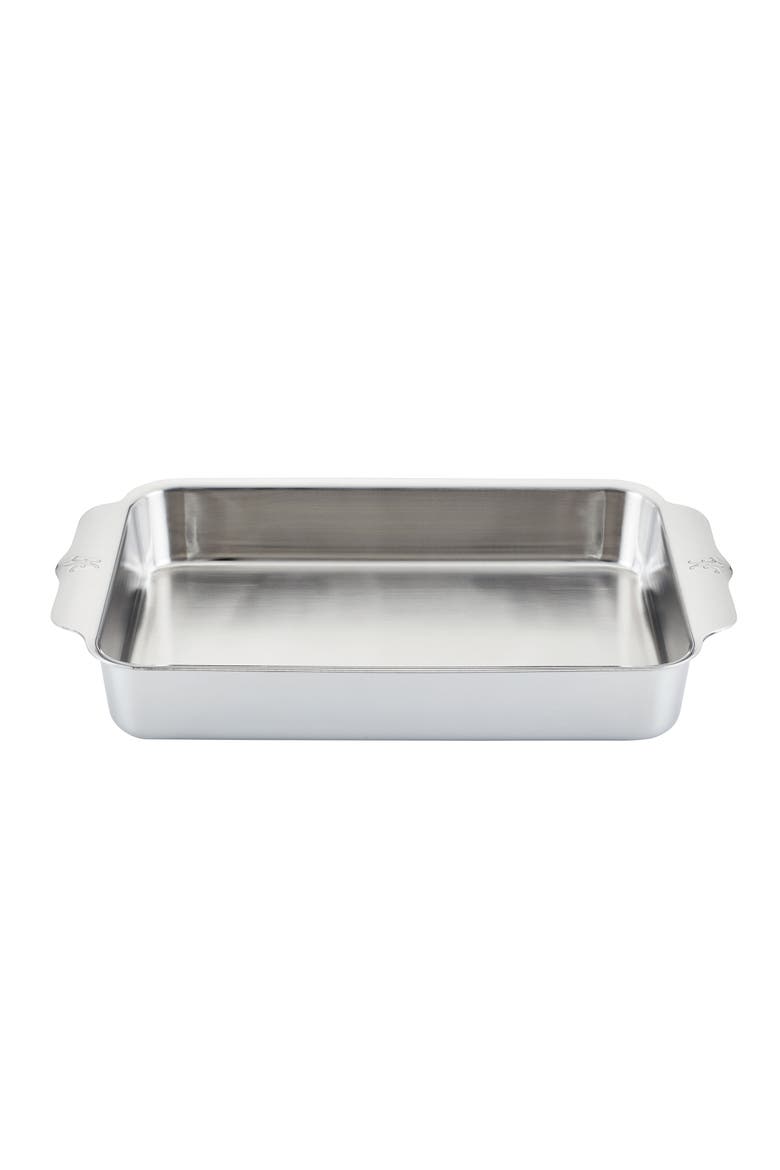 OvenBond Stainless Steel Rectangular Baking Pan, Alternate, color, STAINLESS STEEL
