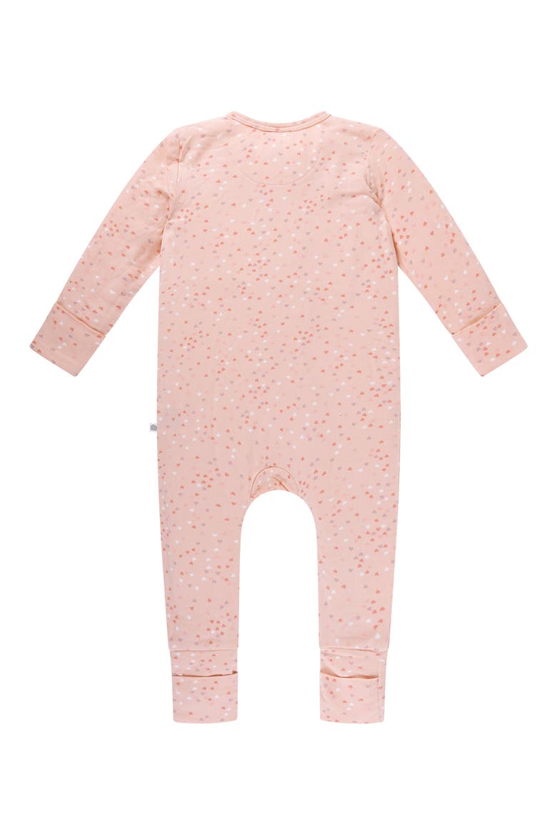 Day or Night Romper, Alternate, color, PINK HEART