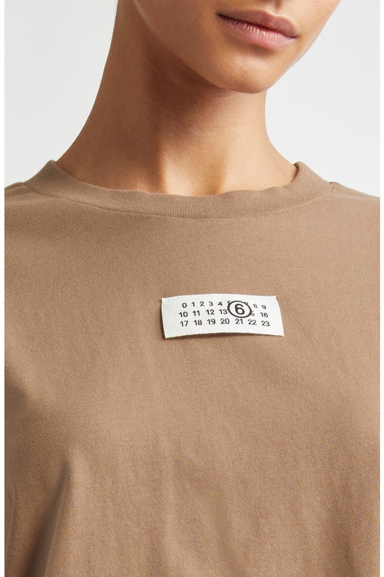 Numeric Logo Patch T-Shirt, Alternate, color, LIGHT BROWN