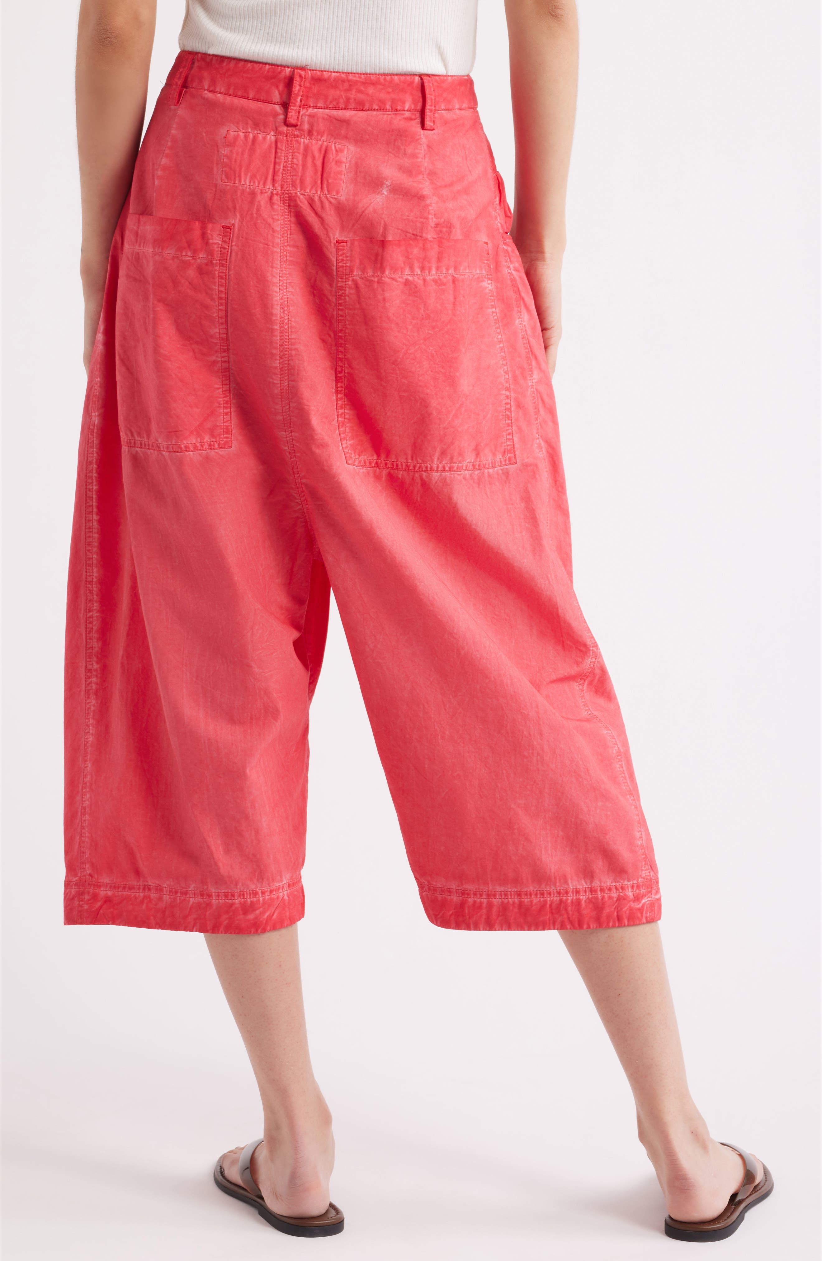 Sundry Crop Cotton Pants - image 2
