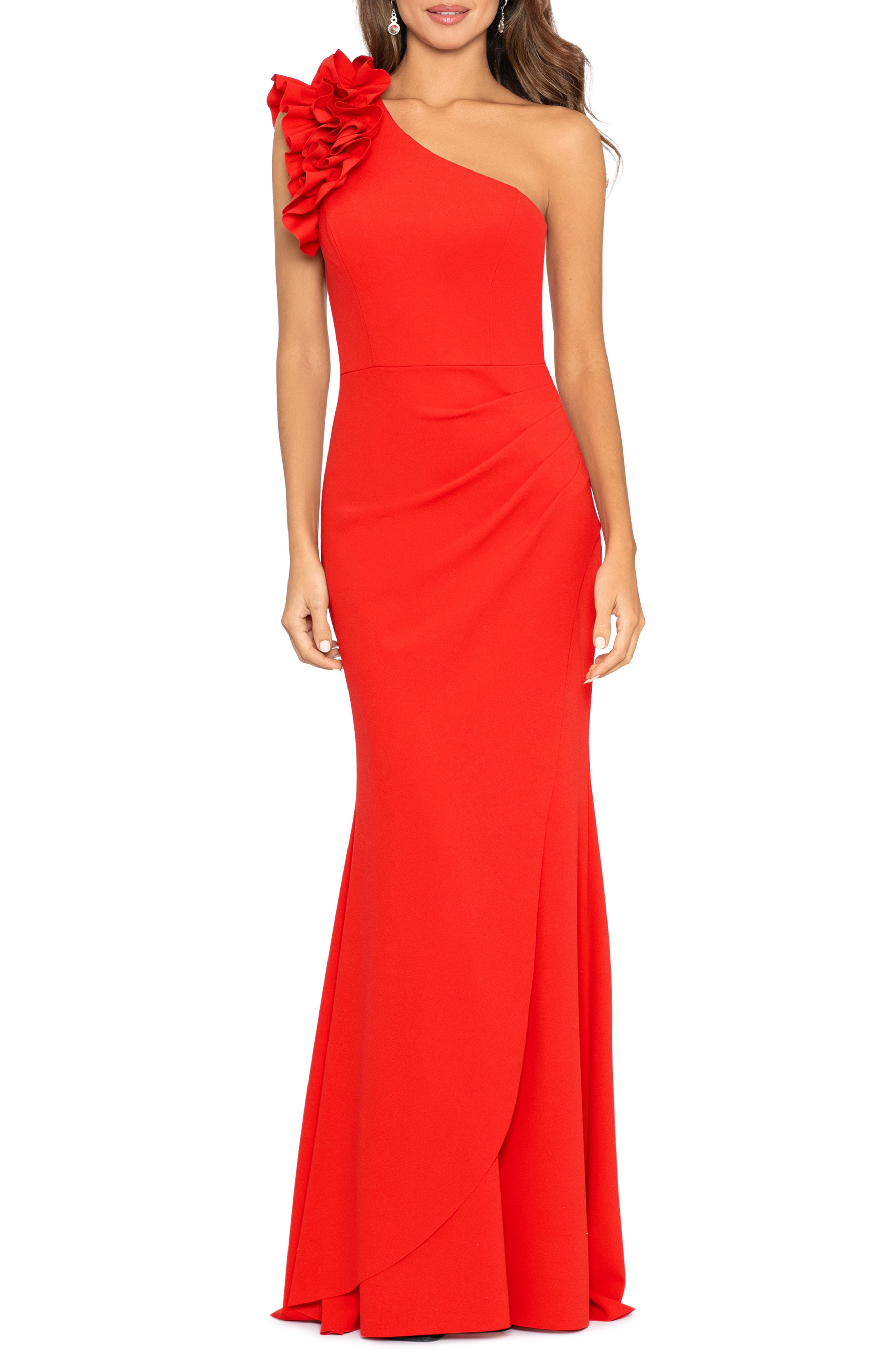 nordstrom red gown