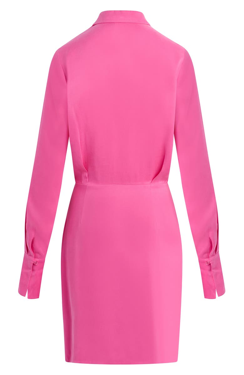 Favorite Daughter The Dinner Party Long Sleeve Minidress, Alternate, color, Flamingo