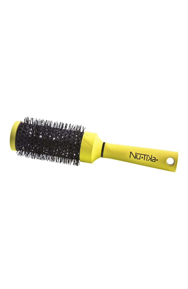 NUME NuTika Ionic Round Brush, Main, color, Yellow
