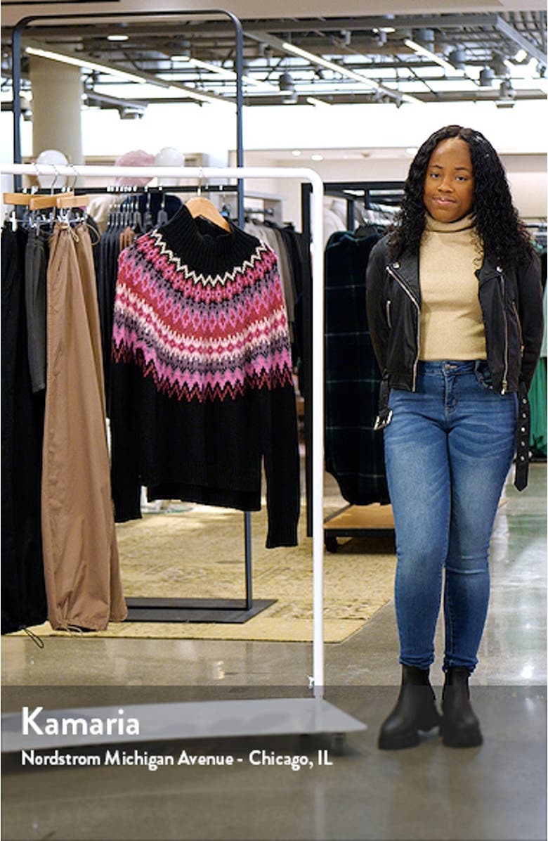 Fair Isle Turtleneck Sweater, sales video thumbnail