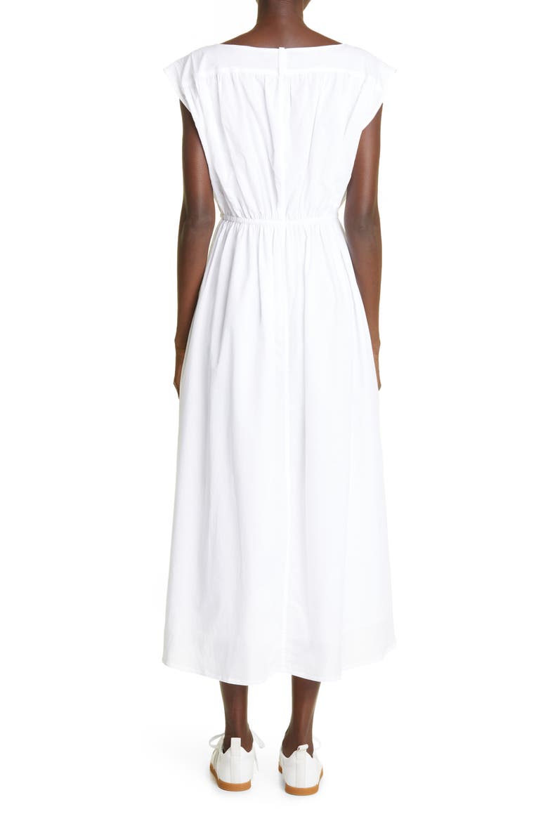 TOTEME Organic Cotton Midi Dress, Alternate, color,