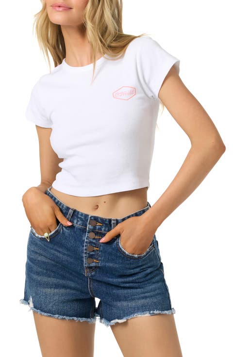 Surfing Co. Cotton Crop Graphic T-Shirt