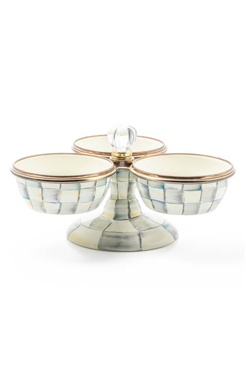 Mackenzie-childs Sterling Check Triplicity In Blue