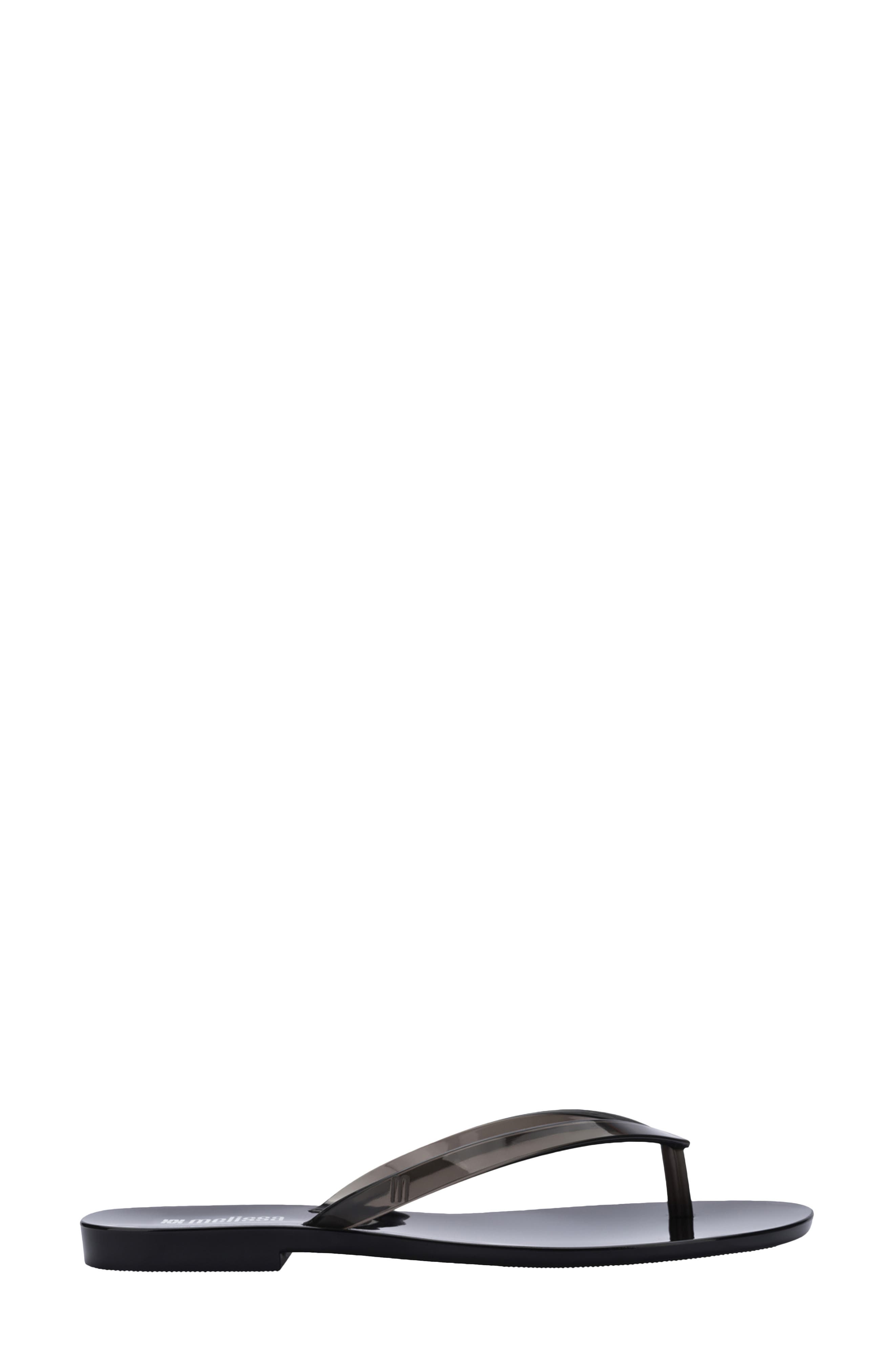 Harmonic Jelly Flip Flop, Alternate, color, CLEAR BLACK