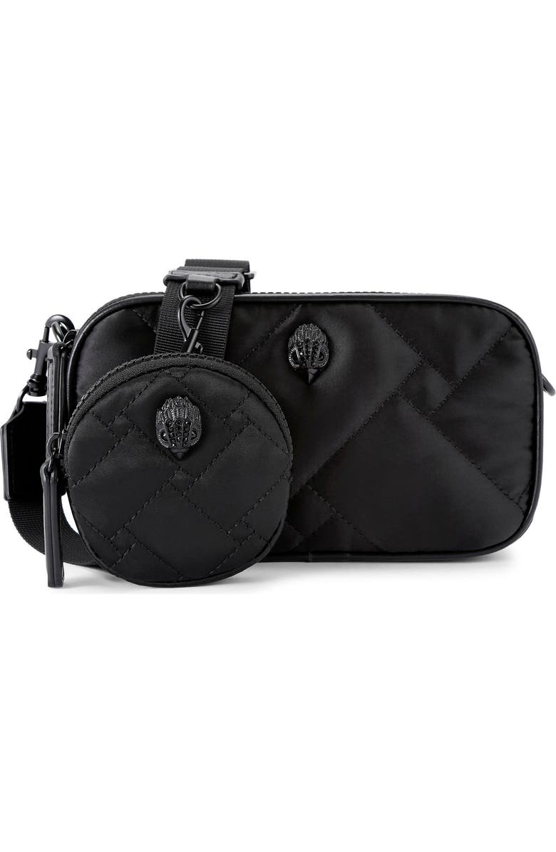Kurt Geiger London Small Quilted Camera Bag, Main, color, Black