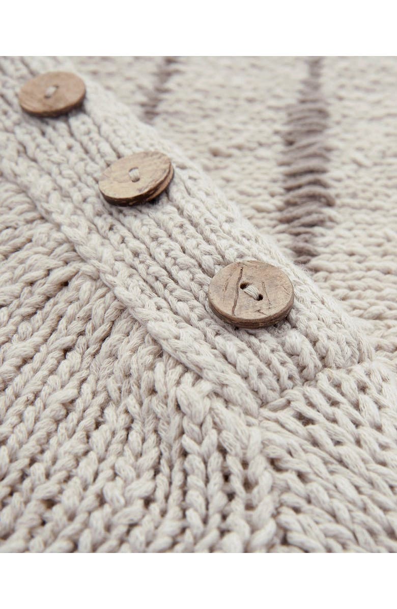 Celtic & Co. Drop Stitch Breton Sweater, Alternate, color, Oatmeal Taupe