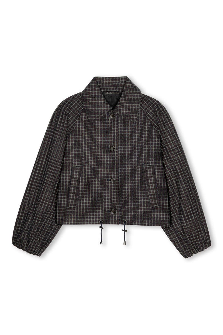 North Plaid Jacket, Alternate, color, MULBERRY CHECK