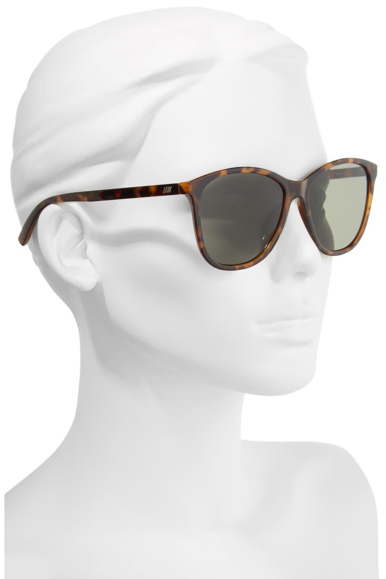Entitlement 57mm Sunglasses, Alternate, color, MILKY TORT