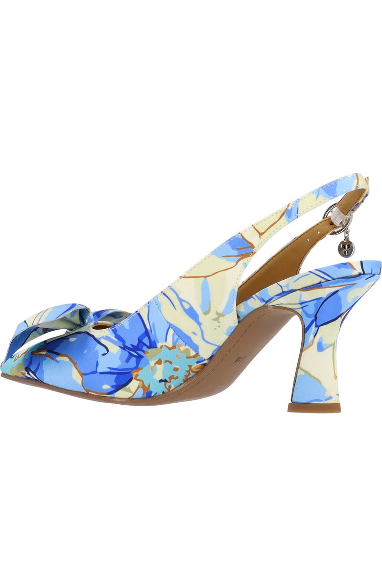 J. Reneé Harlan Floral Bow Slingback Pump, Alternate, color,