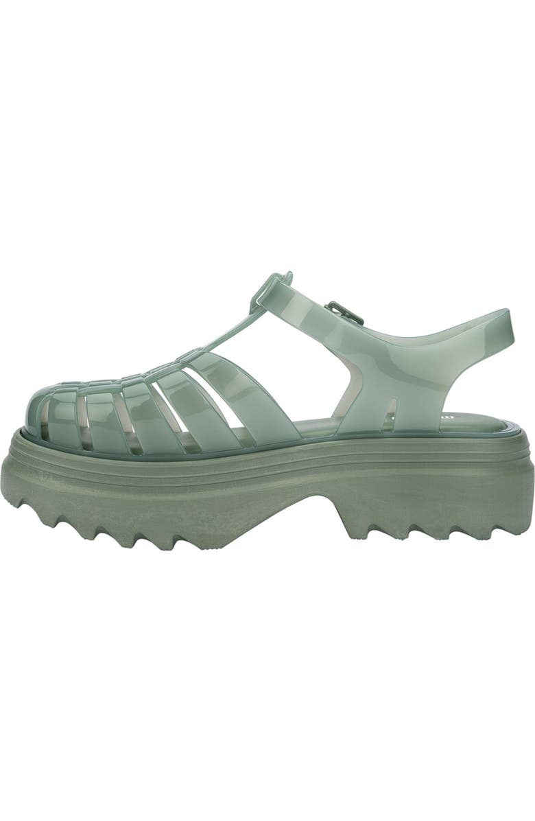 Melissa Possession Platform II Sandal, Alternate, color, Green
