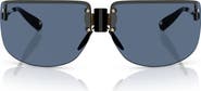 Tory Burch 75mm Semi Rimless Pillow Sunglasses